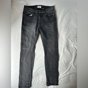 Taylor Stitch Faded Black Slim Cut w/ Red Selvedge ID